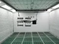 Downdraft Paint Booth with Rear Air Units
