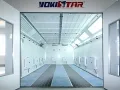 Downdraft Paint Booth with Rear Air Units