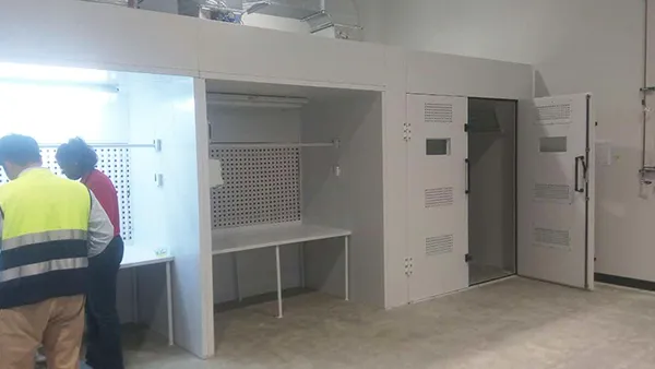 Open Face Cross Draft Paint Booth