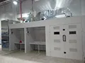 Open Face Cross Draft Paint Booth
